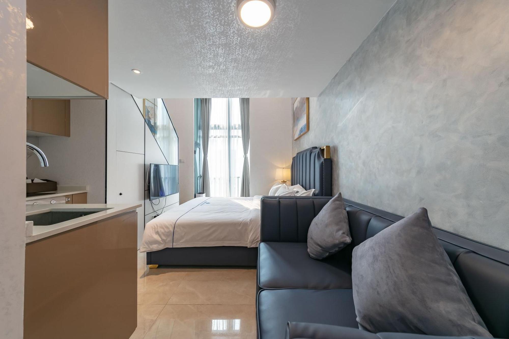 Boruisi Plaza Residence Apartment - Shenzhen Futian Convention & Exhibition Center Kültér fotó