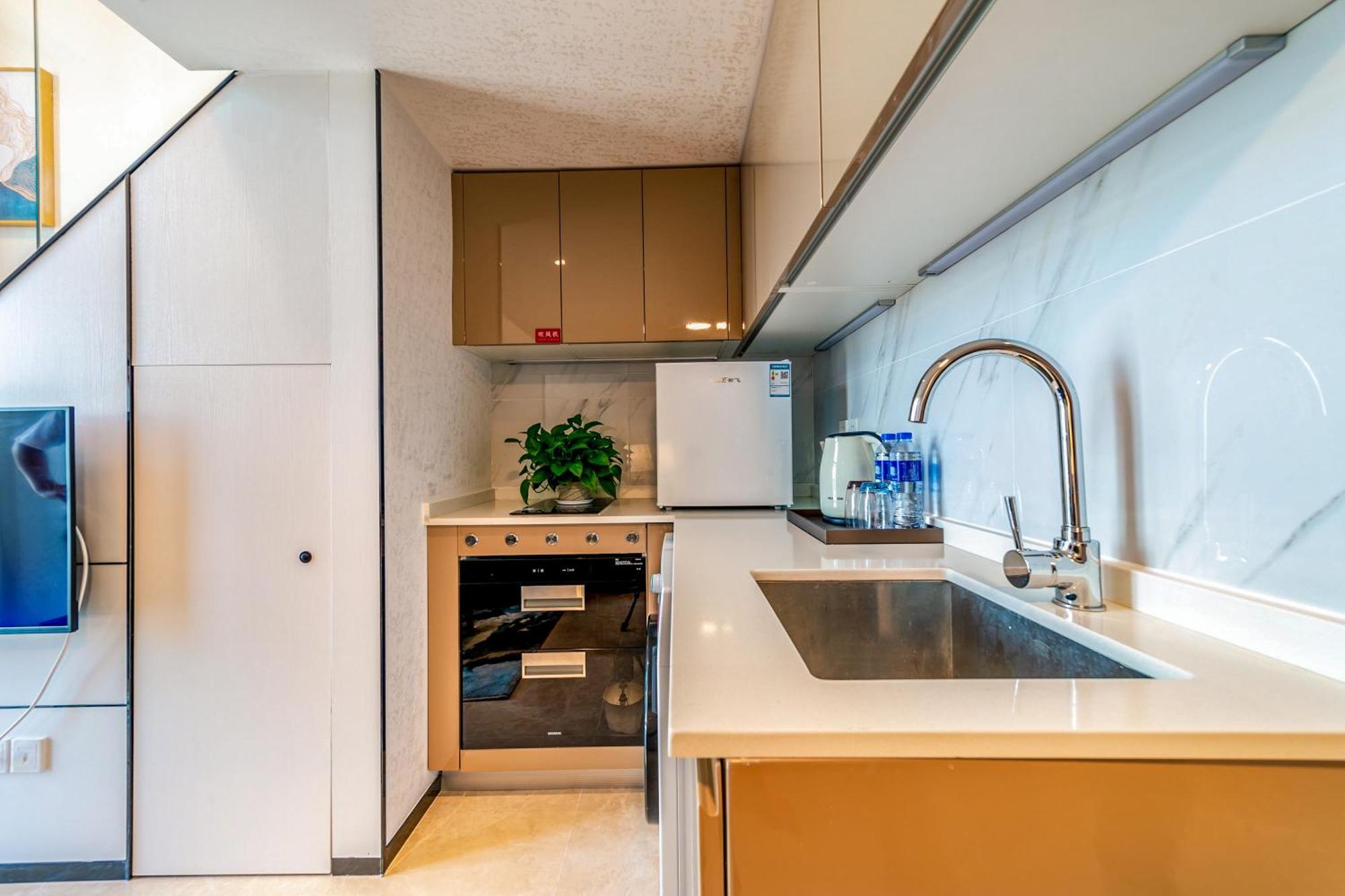Boruisi Plaza Residence Apartment - Shenzhen Futian Convention & Exhibition Center Kültér fotó