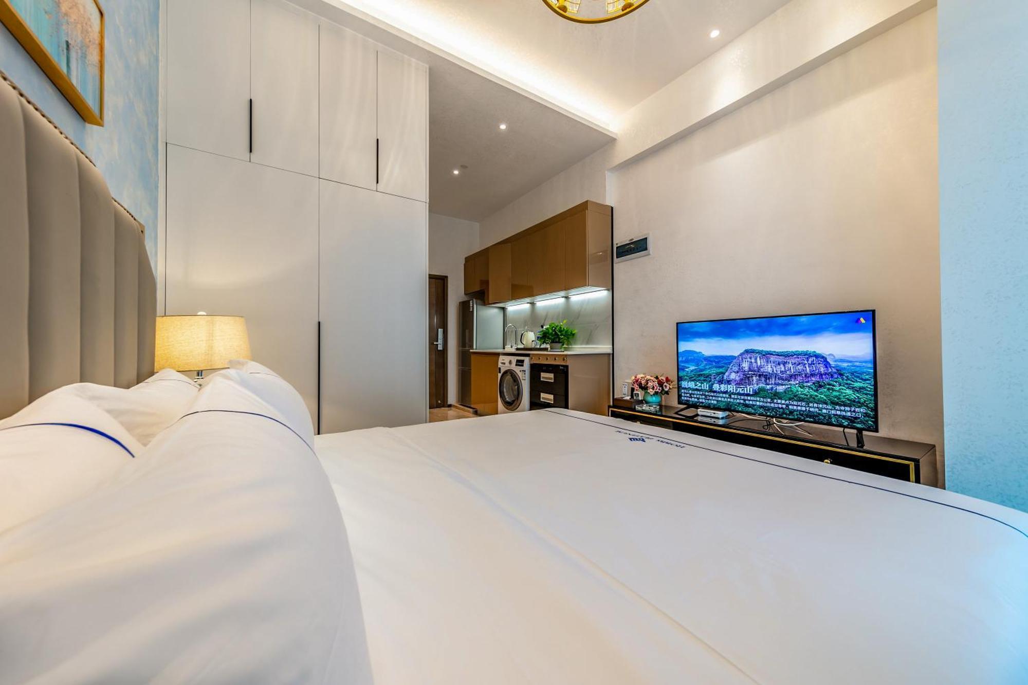 Boruisi Plaza Residence Apartment - Shenzhen Futian Convention & Exhibition Center Kültér fotó