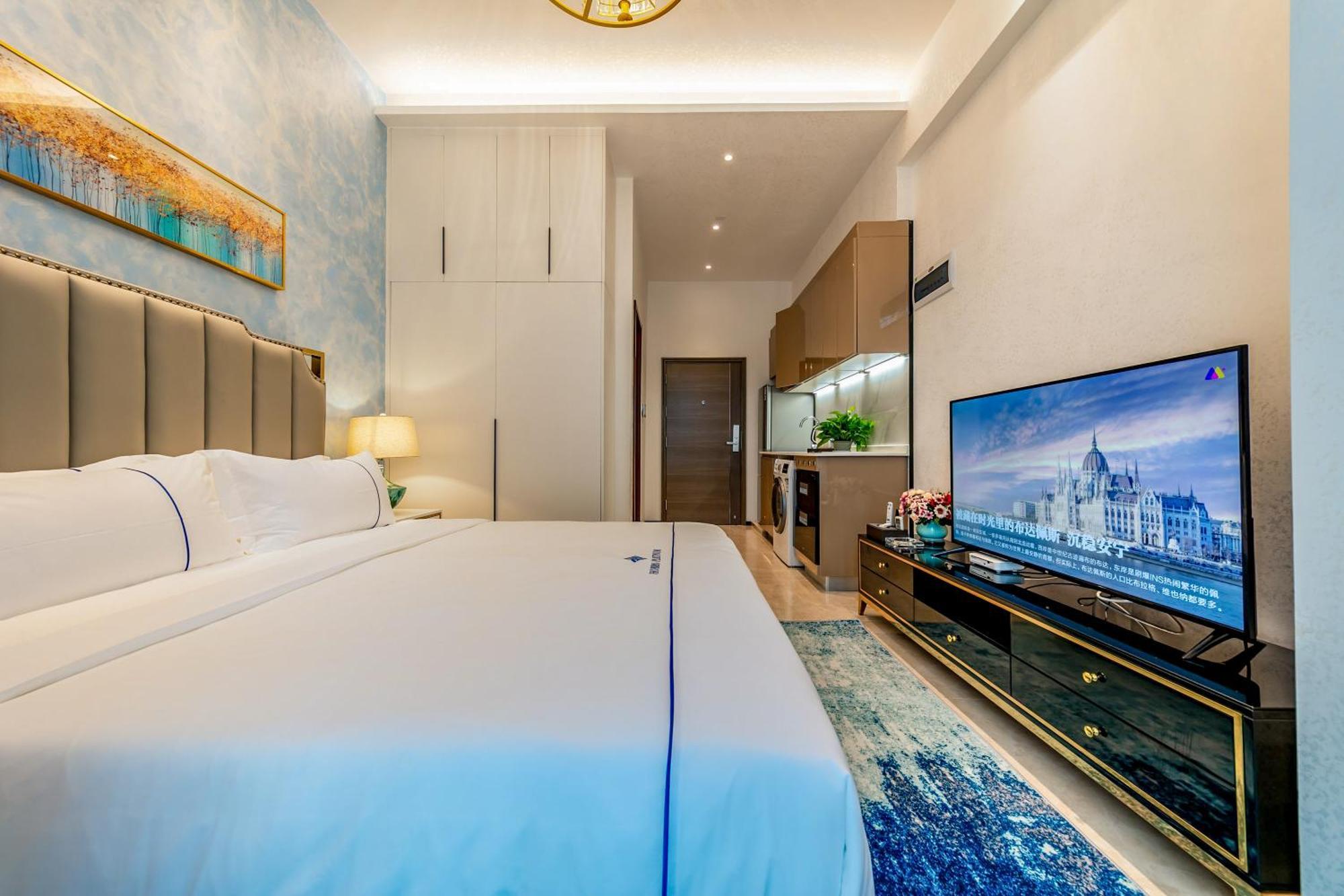 Boruisi Plaza Residence Apartment - Shenzhen Futian Convention & Exhibition Center Kültér fotó