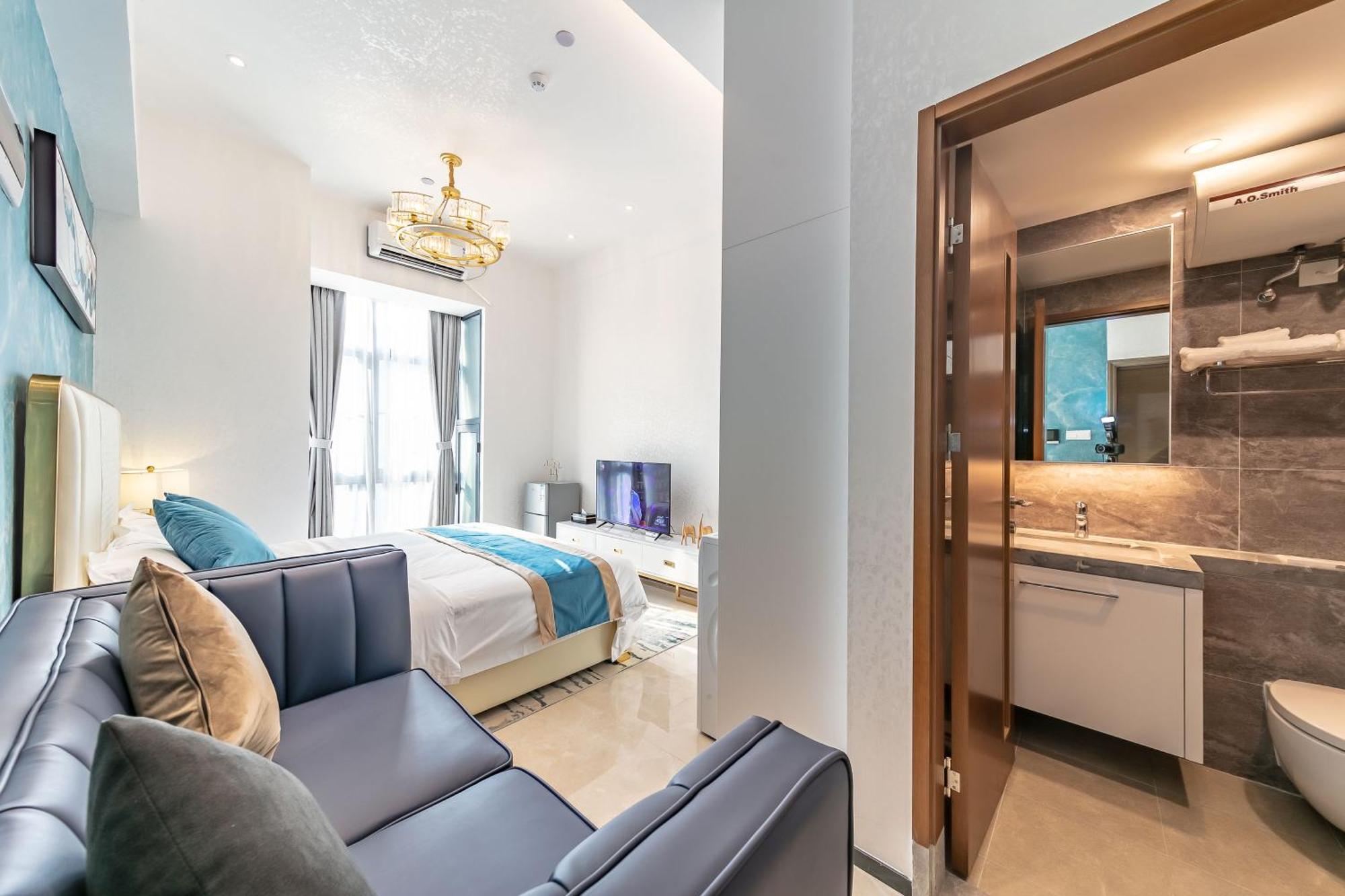 Boruisi Plaza Residence Apartment - Shenzhen Futian Convention & Exhibition Center Kültér fotó