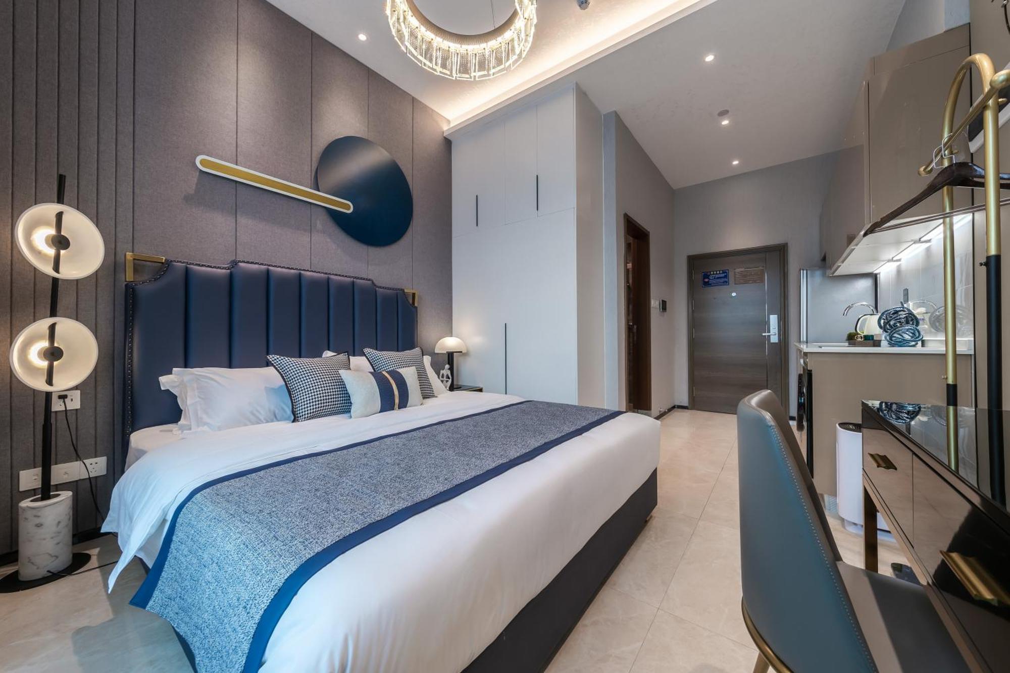 Boruisi Plaza Residence Apartment - Shenzhen Futian Convention & Exhibition Center Kültér fotó