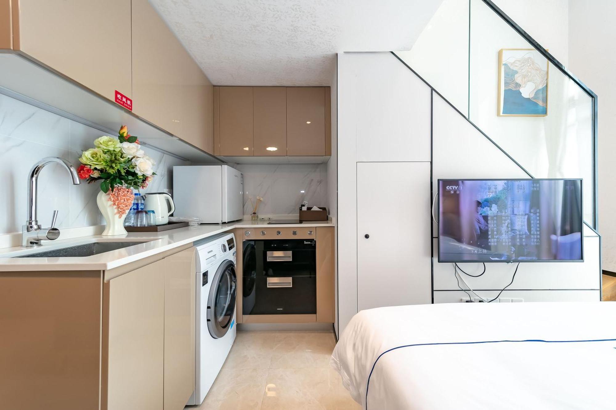 Boruisi Plaza Residence Apartment - Shenzhen Futian Convention & Exhibition Center Kültér fotó